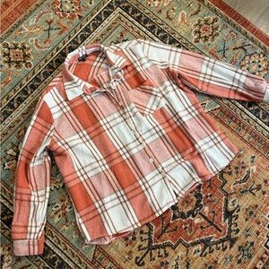 NastyGal Heavyweight Button Down Flannel